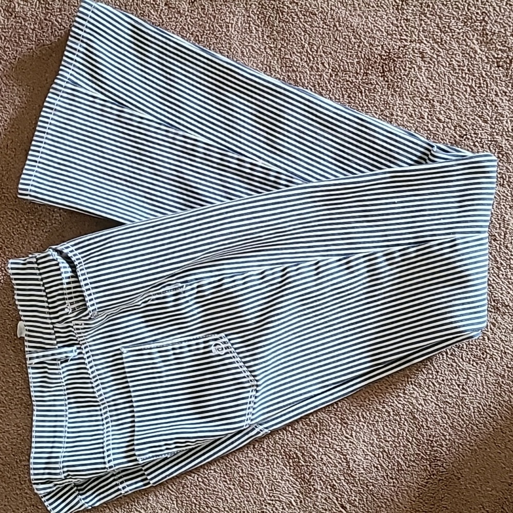 Indigo Rein 5/26 strip blue/white bell bottom jeans